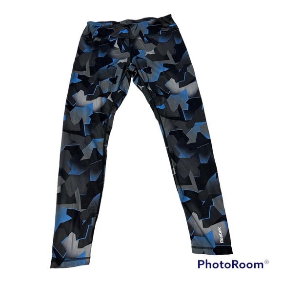 Reebok Pants - REEBOK SIZE LARGE ACTIVE ABSTRACT PRINT LEGGINGS
